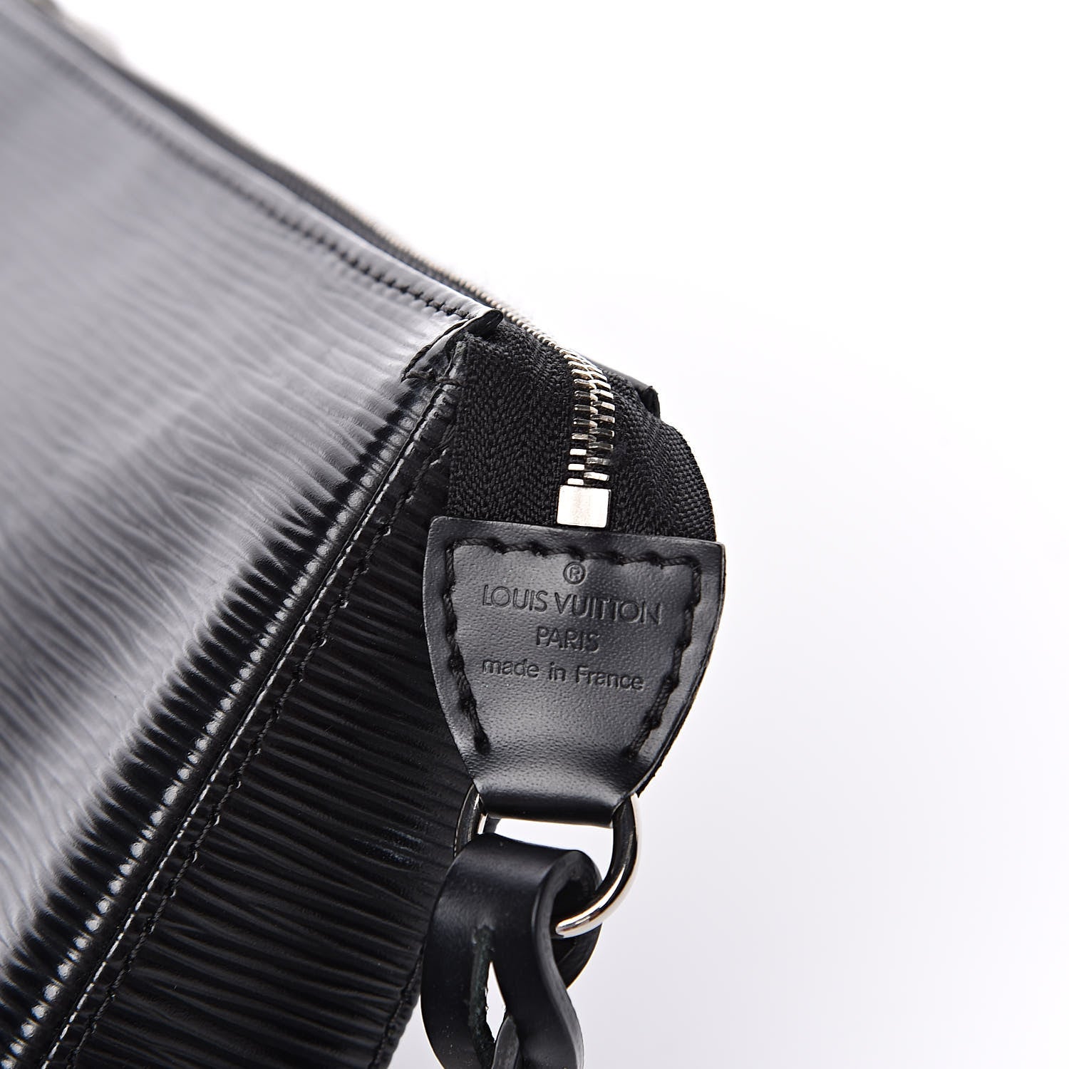 Louis Vuitton Epi Pochette Accessories NM Black 6 of 9
