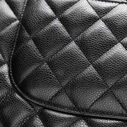 Chanel Caviar Quilted Jumbo Double Flap Black 11 of 13