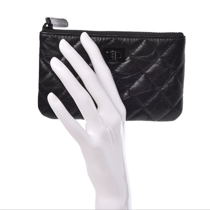 Chanel Aged Calfskin Quilted Small Reissue Cosmetic Case So Black 2 of 8