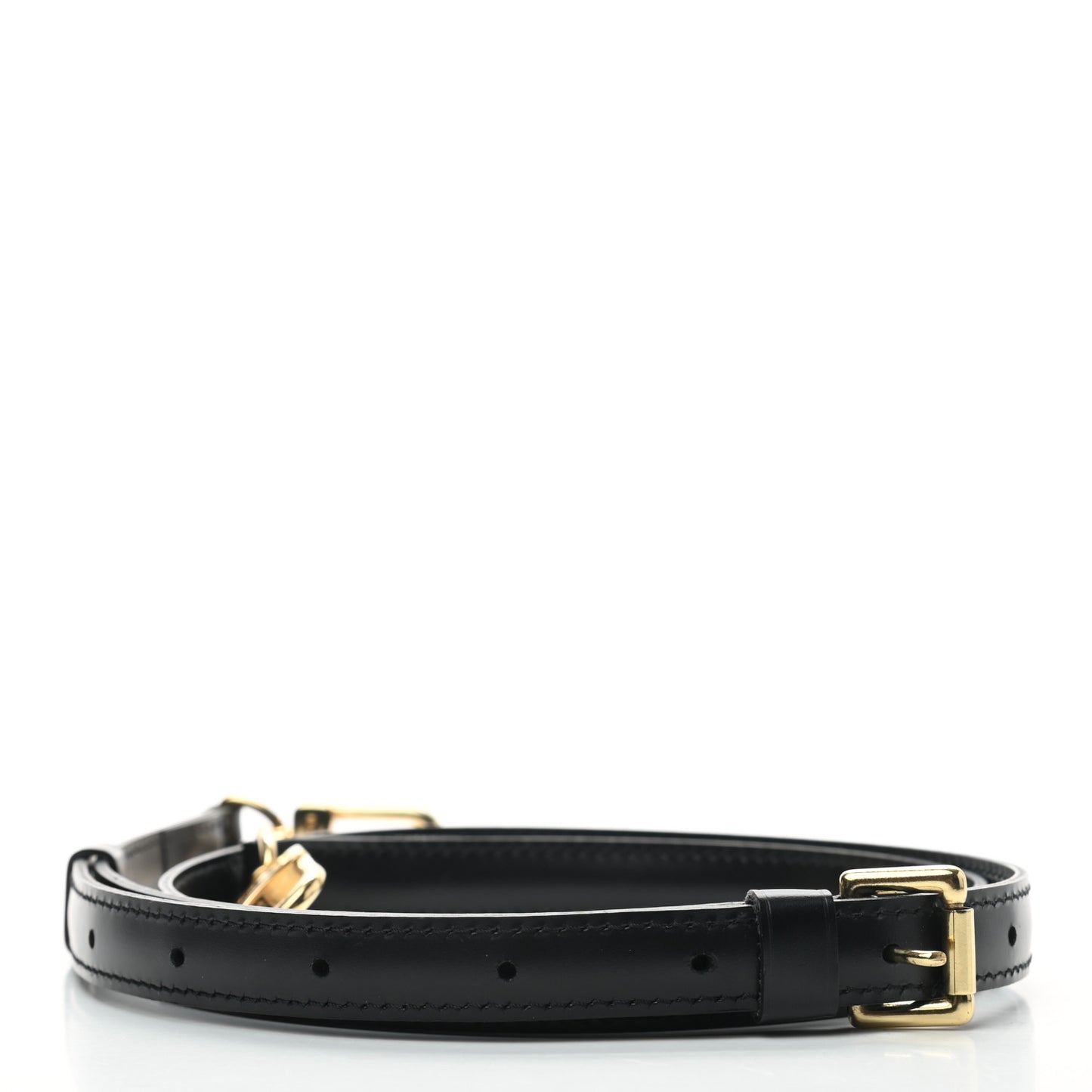 Calfskin 16mm Adjustable Shoulder Strap Black