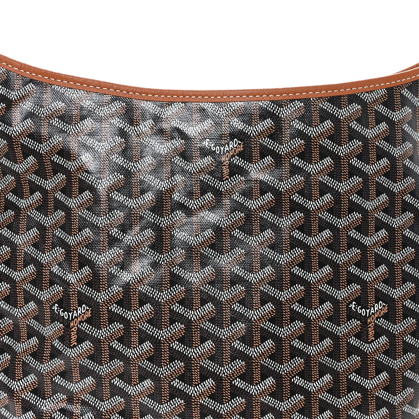 Goyardine Boheme Hobo Black Gold