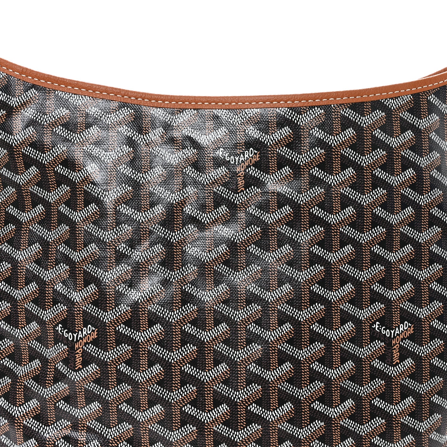 Goyard Goyardine Boheme Hobo Black Gold 9 of 11