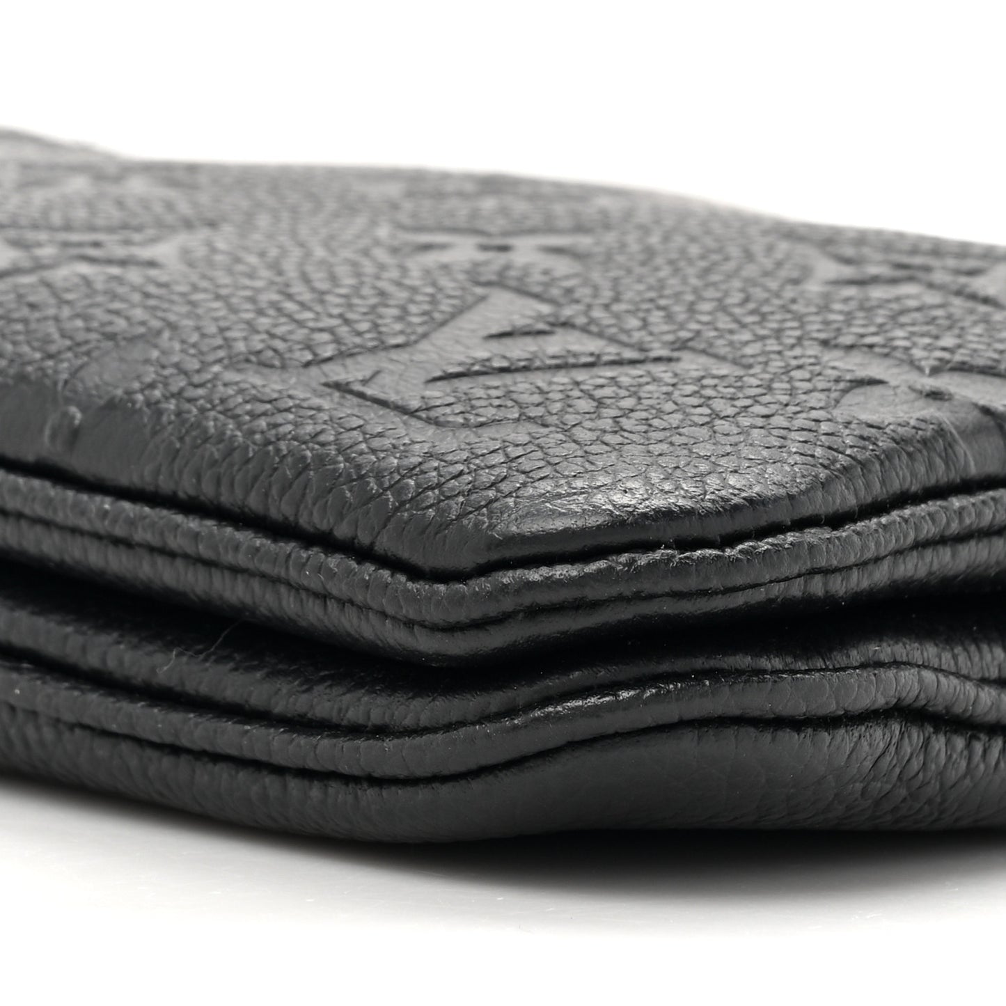 Empreinte Double Zip Pochette Black