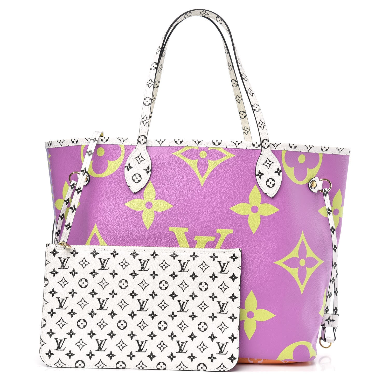 Louis Vuitton Monogram Giant Neverfull MM Pink Lilac 1 of 11