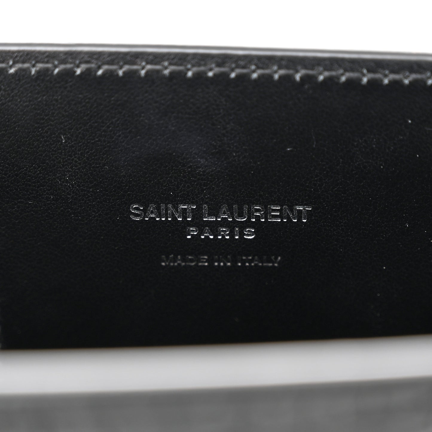 Calfskin Crocodile Embossed Nano Sac De Jour Black