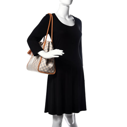 Louis Vuitton Damier Azur Propriano Rose Ballerine 2 of 10