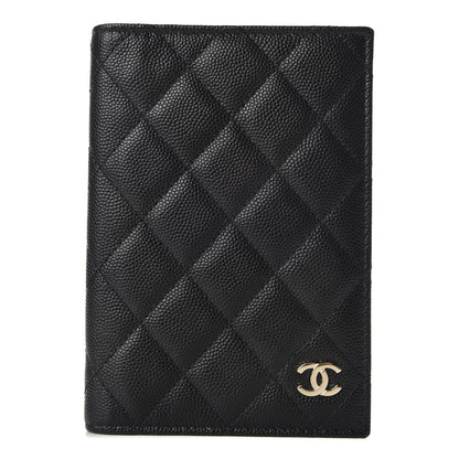 Chanel Caviar Quilted Passport Holder Black 1 of 7