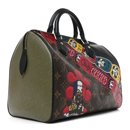 Louis Vuitton Monogram Kabuki Speedy 30 3 of 9