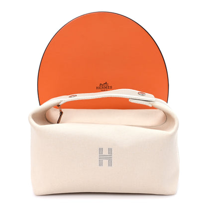 Hermes Canvas Large Bride-A-Brac Pouch Natural Natural 7 of 7