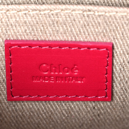Chloe Calfskin Mini Woody Ribbon Tote Fizzy Pink 6 of 12