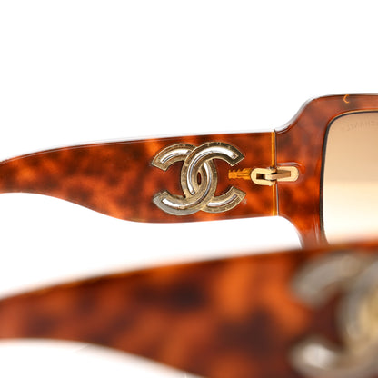 Chanel Acetate CC Sunglasses Tortoise 7 of 10