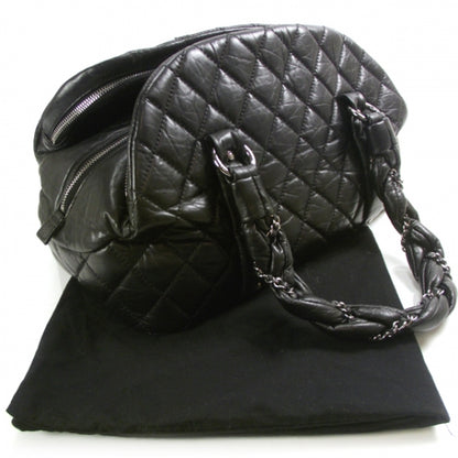 Chanel Lambskin Vintage Ligne Lady Braid Tote Black 3 of 10