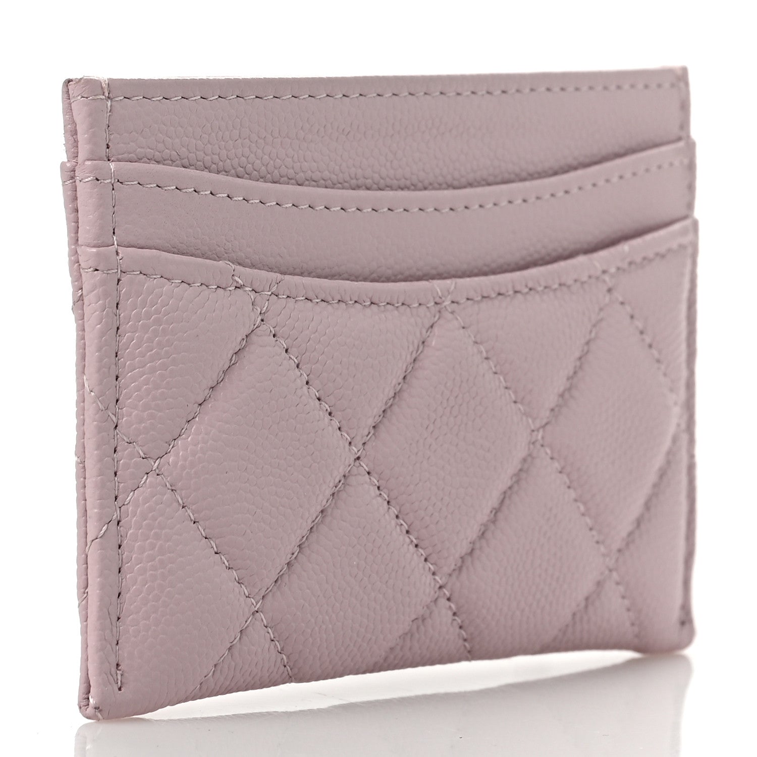 Chanel Caviar Quilted Card Holder Light Pink 3 of 8