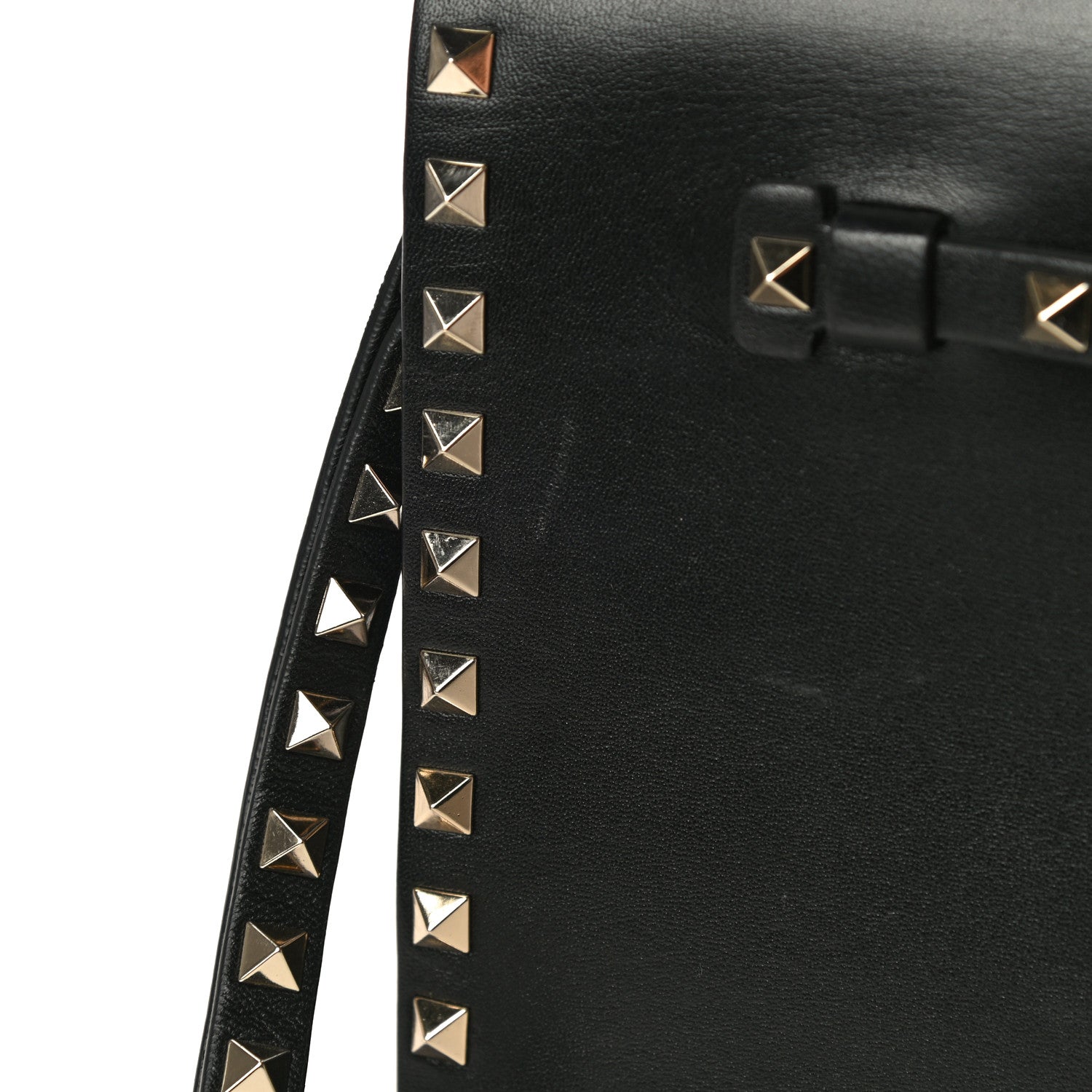 Valentino Garavani Nappa Rockstud Wristlet Clutch Black 13 of 19