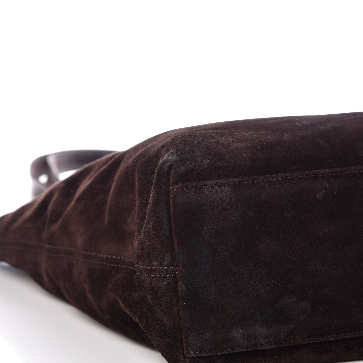 Suede CC Tassel Shoulder Bag Brown