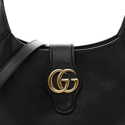 Gucci Goatskin Medium Aphrodite Shoulder Bag Black 5 of 9