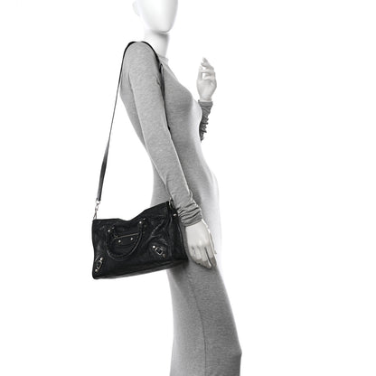 Balenciaga Agneau Classic Silver Hardware S City Black 2 of 10