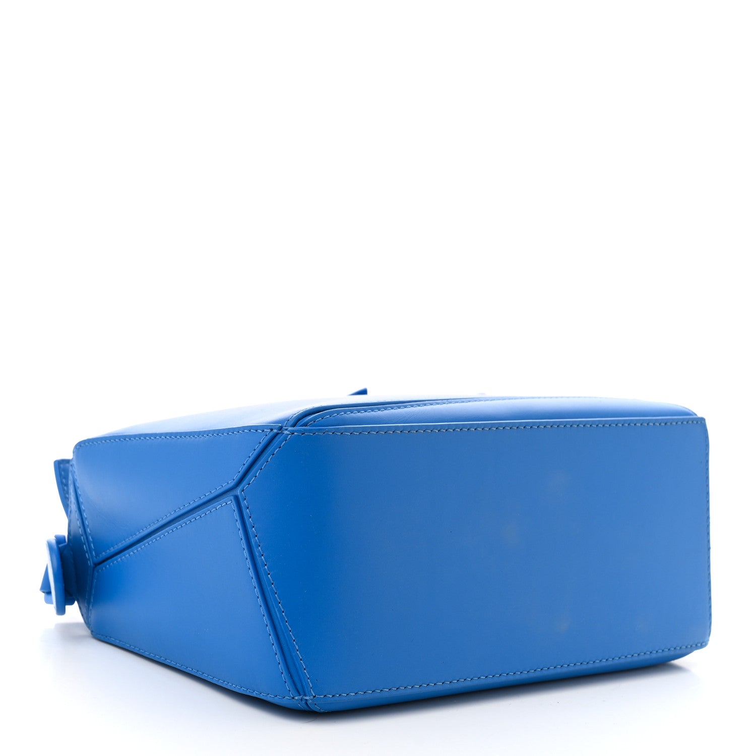 Loewe Satin Calfskin Small Puzzle Bag Scuba Blue 1676790
