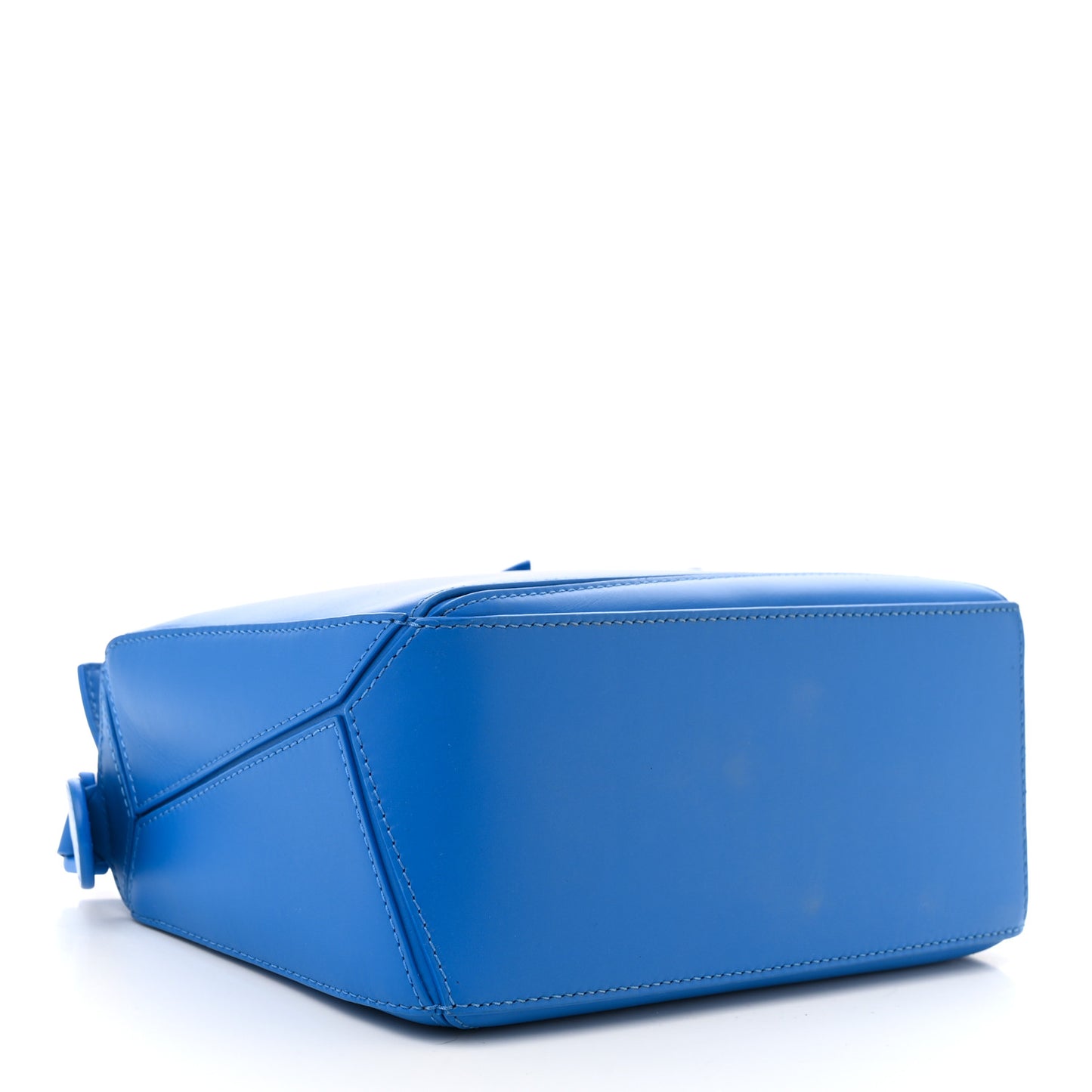 Satin Calfskin Small Puzzle Bag Scuba Blue