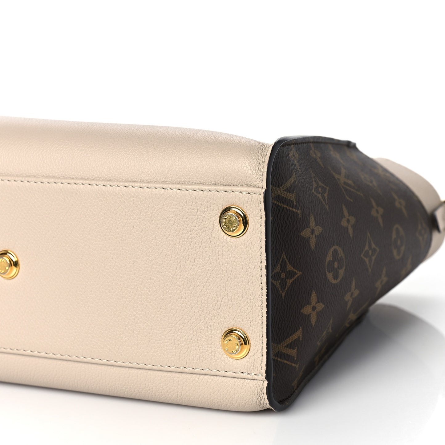 Calfskin Monogram On My Side Greige