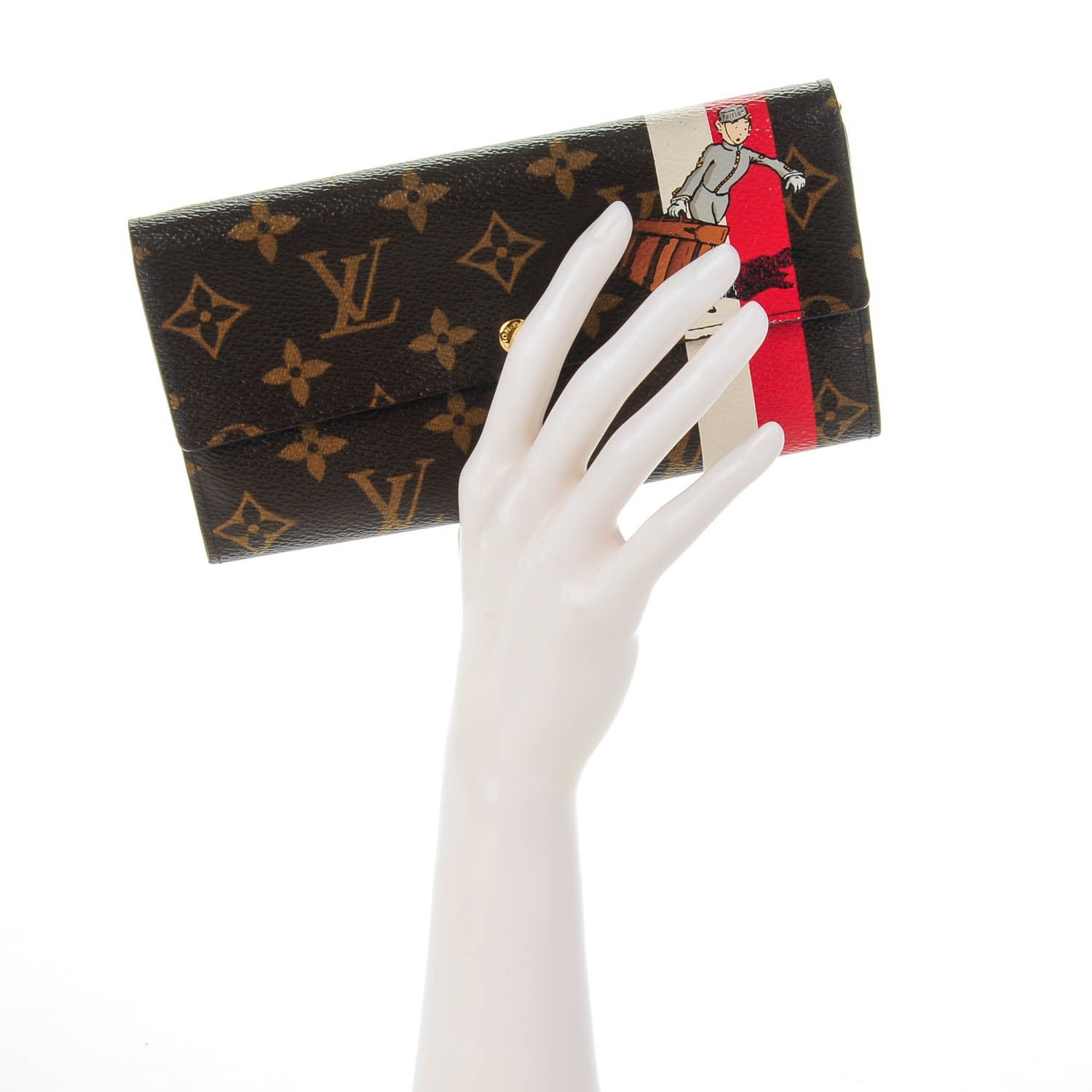 Louis Vuitton Monogram Groom Sarah Wallet 2 of 7