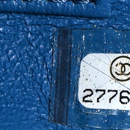 Chanel Lambskin Quilted Medium Trendy CC Bowling Bag Blue 7 of 10
