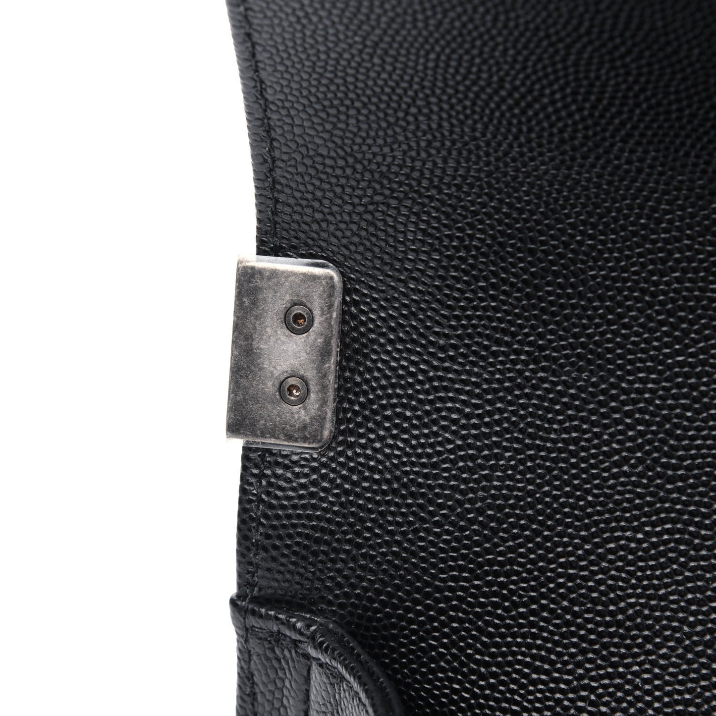 Caviar Quilted Small Boy Flap Black