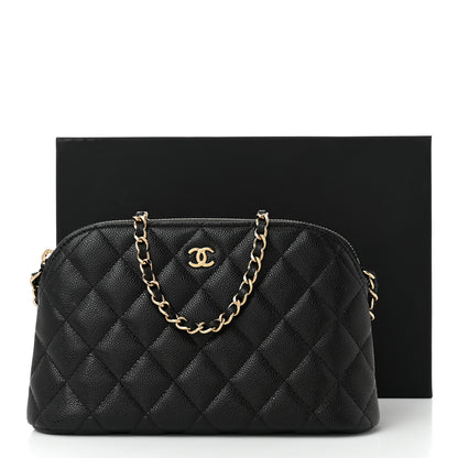 Chanel Caviar Quilted Classic Clutch with Chain Black 11 of 11