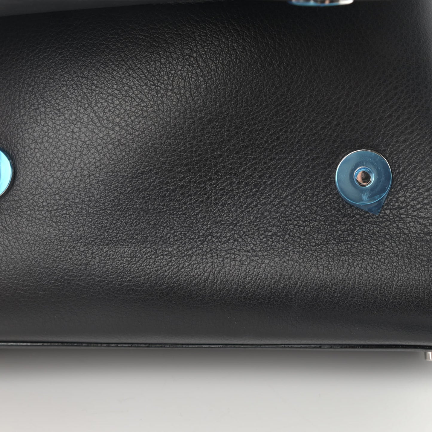 Calfskin Crystal Small Cheri Top Handle Bag Black