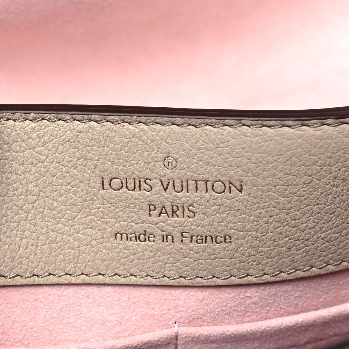 Soft Calfskin Lockme Ever MM Greige