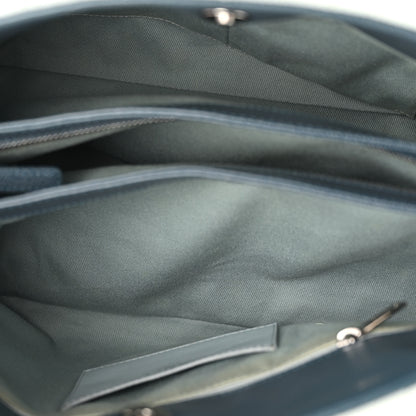 Chanel Caviar Quilted Large Just Mademoiselle Bowling Bag Light Blue 5 of 13
