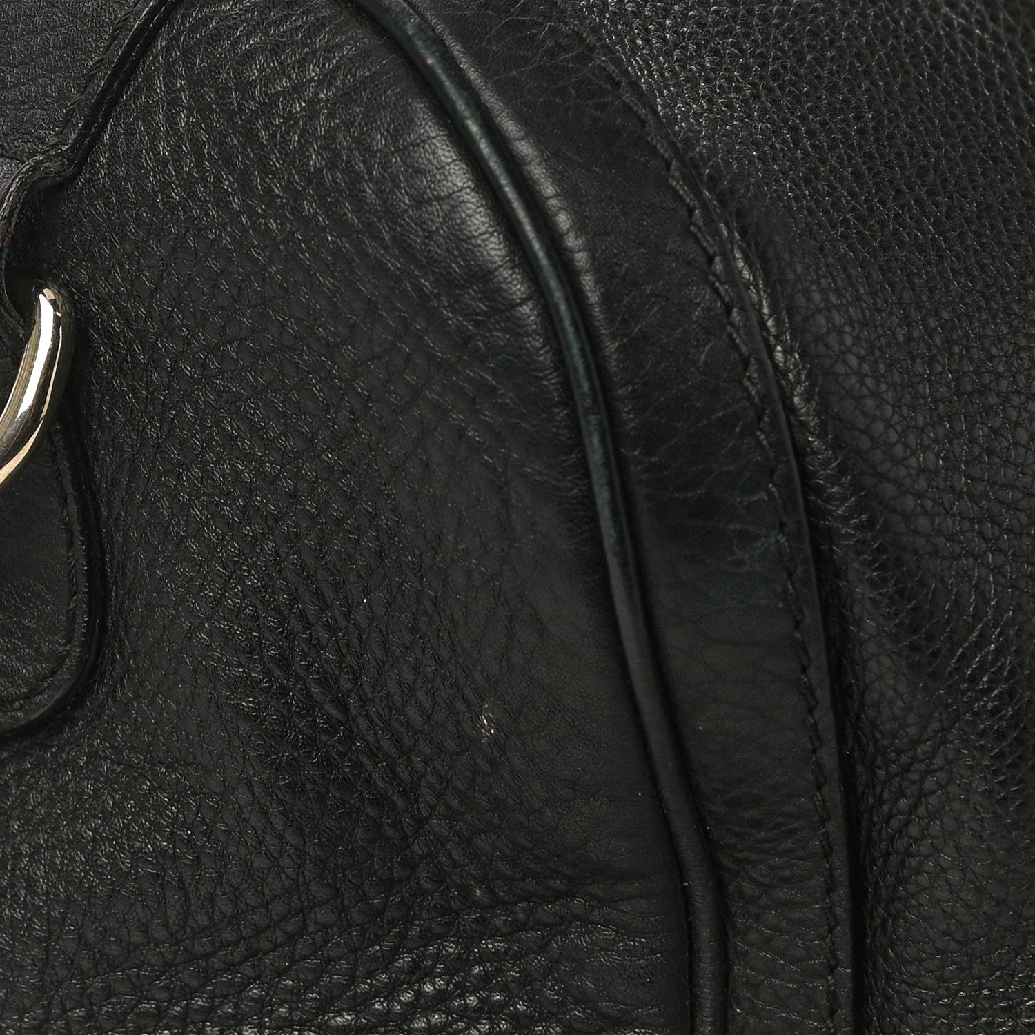 Gucci Calfskin Vintage Web Medium Boston Black 14 of 15