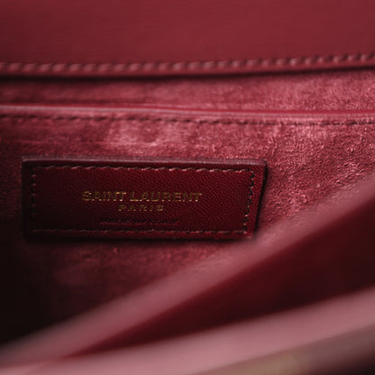 Saint Laurent Calfskin Medium Monogram Sunset Pallisandre 5 of 9
