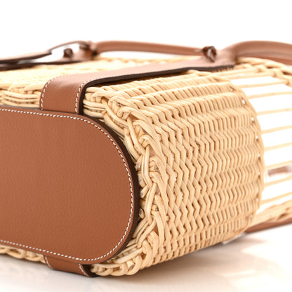 Hermes Barenia Wicker Park Bottle Basket 10 of 10
