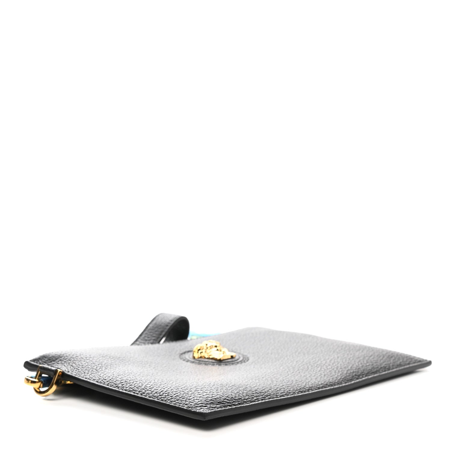 Versace Grained Calfskin La Medusa Pouch Black 3 of 7