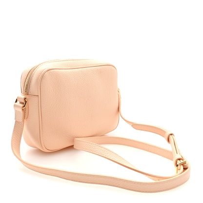 Burberry Grained Calfskin Small Camera Bag Peach Pink 3 of 9