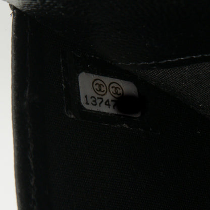Chanel Caviar Sevruga Wallet On Chain WOC Black 8 of 8