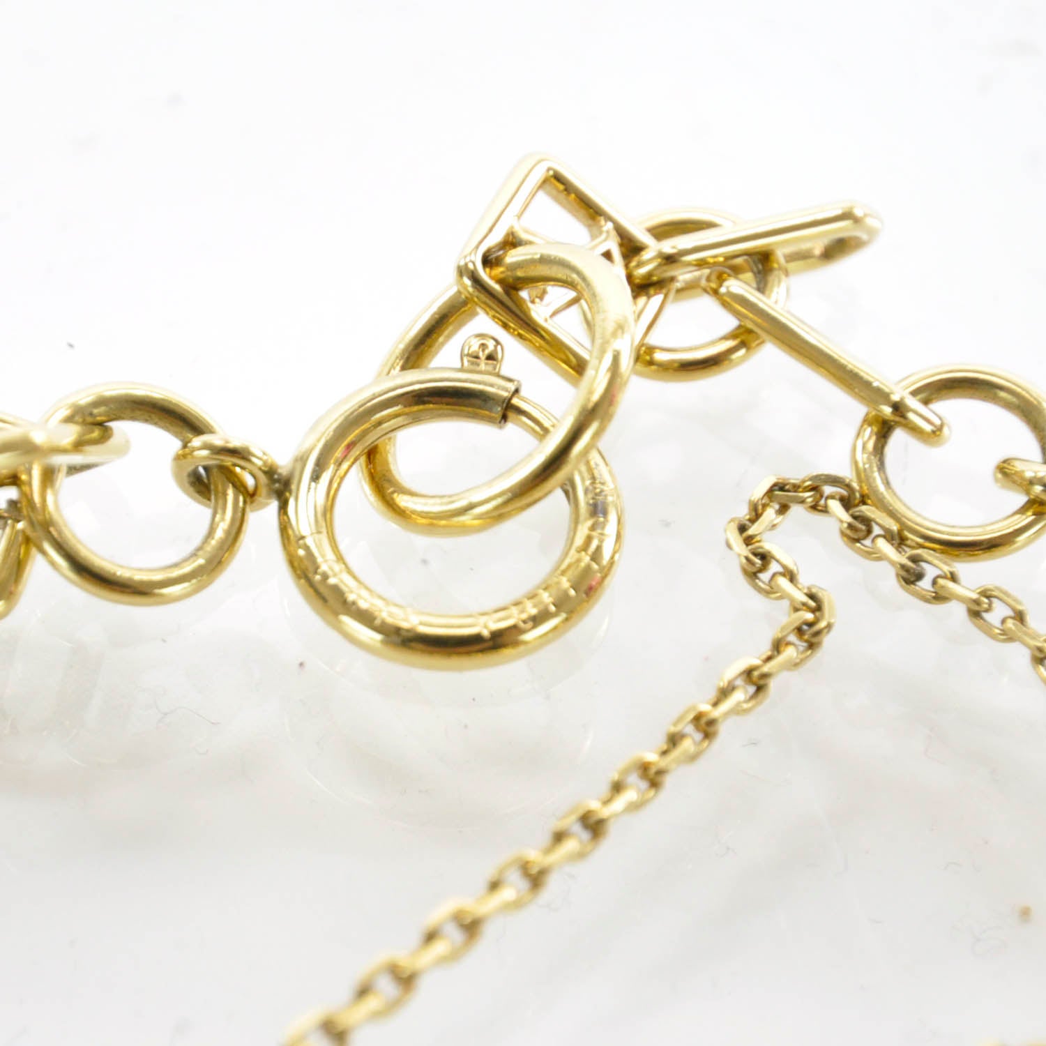 Louis Vuitton Collier Vegas Chain Necklace Gold 4 of 5
