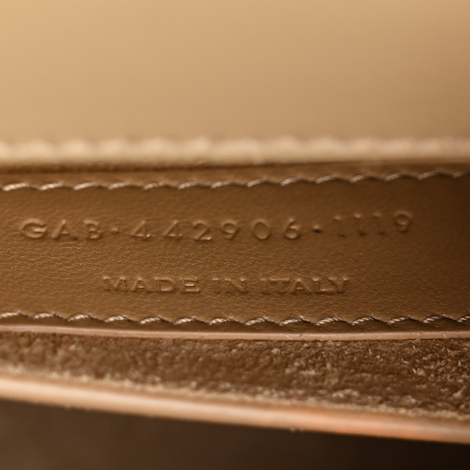 Saint Laurent Calfskin Medium Monogram Sunset Dark Beige 8 of 13
