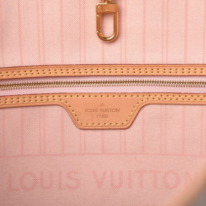 Louis Vuitton Damier Azur Neo Neverfull MM Rose Ballerine 8 of 20
