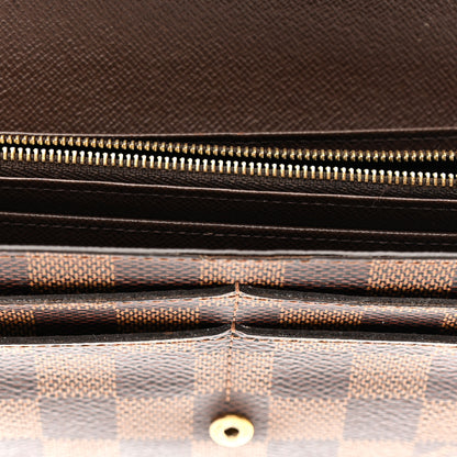 Louis Vuitton Damier Ebene Sarah Wallet NM 7 of 16