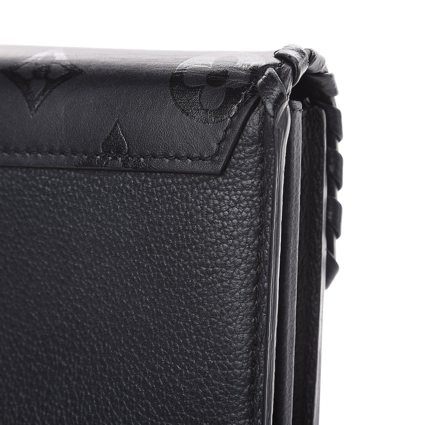 Monogram Cuir Plume Very Wallet Black