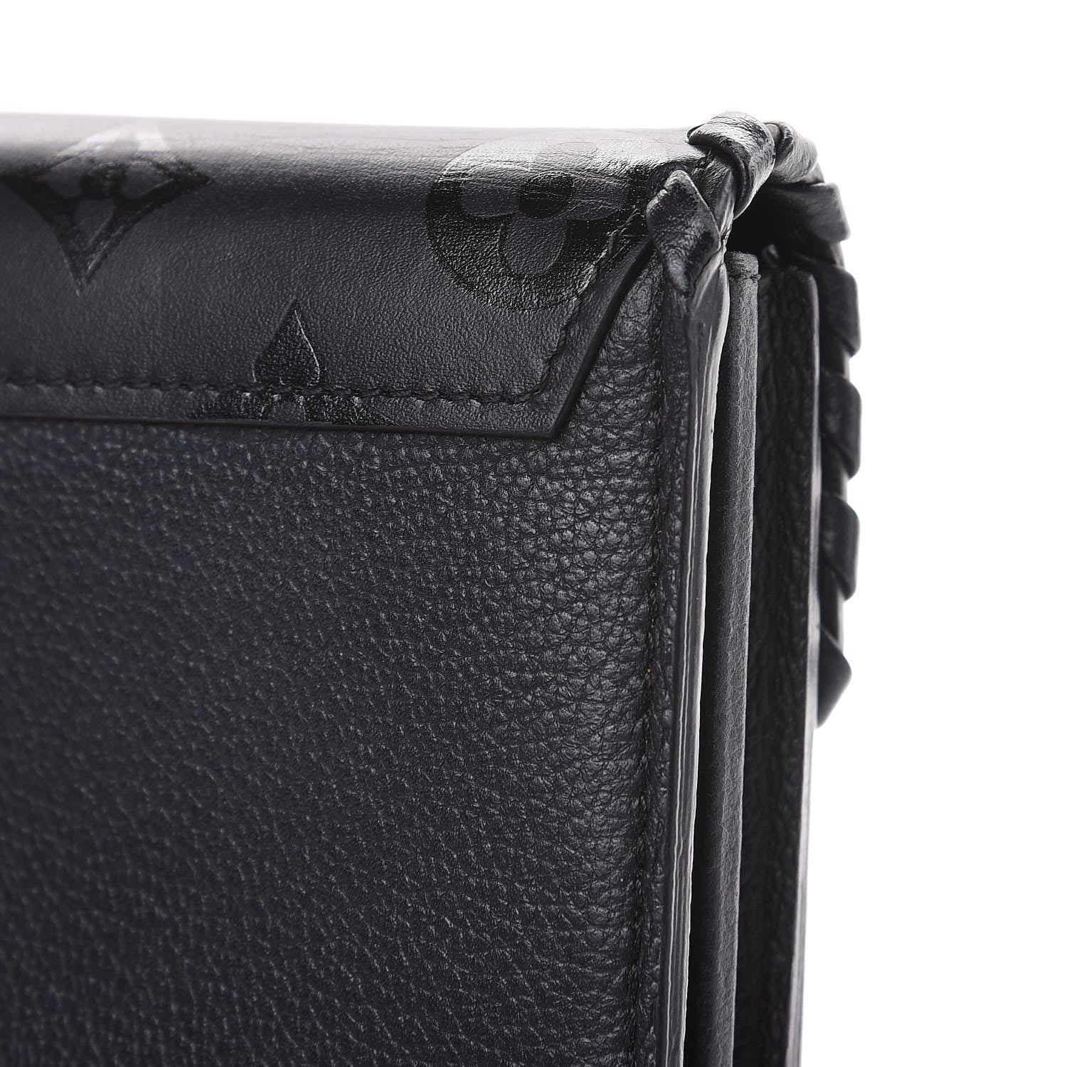 Louis Vuitton Monogram Cuir Plume Very Wallet Black 11 of 15