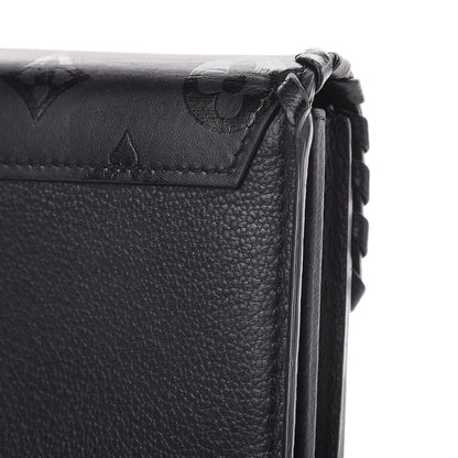 Louis Vuitton Monogram Cuir Plume Very Wallet Black 11 of 15