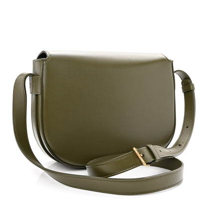 Celine Shiny Calfskin Medium Maillon Triomphe Army Green 3 of 11