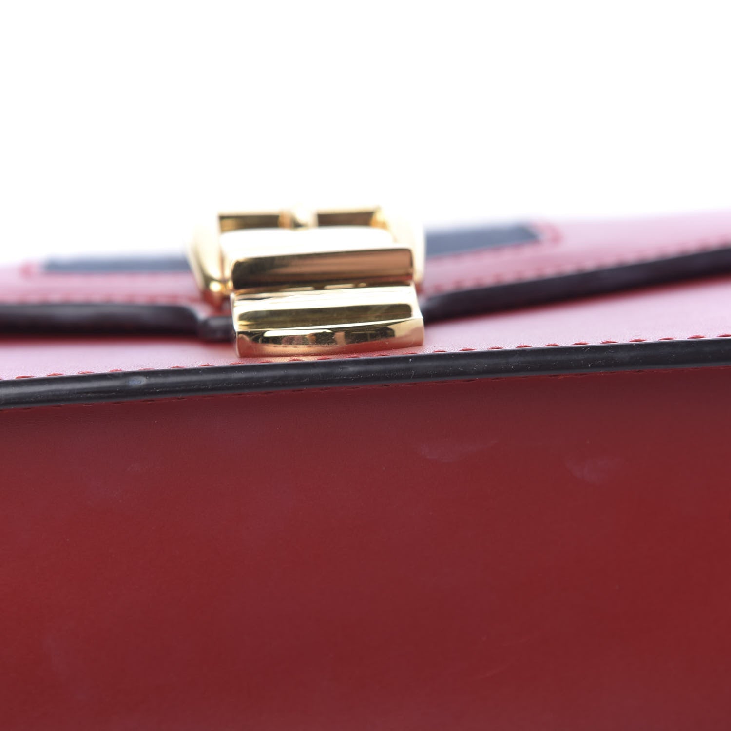 Gucci Calfskin Mini Sylvie Chain Shoulder Bag Hibiscus Red 10 of 14