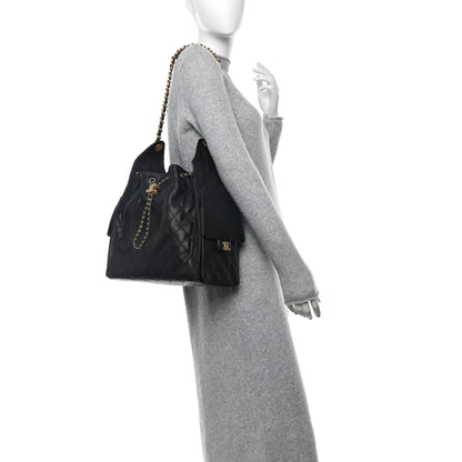 Chanel Caviar Quilted Medium Chanel 25 Handbag Black 2 of 12