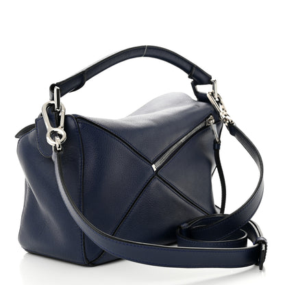 Loewe Calfskin Small Puzzle Bag Marine 3 of 9