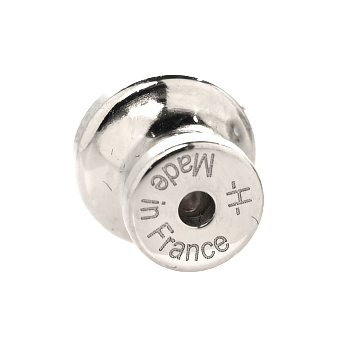 Palladium Lacquered Mini Pop H Earrings Black