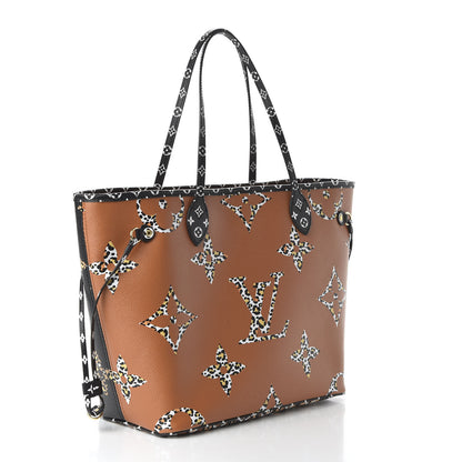 Louis Vuitton Monogram Giant Jungle Neverfull MM Black 3 of 10